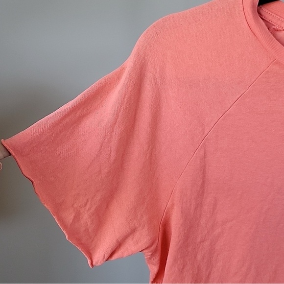 Topshop Raglan Crop Tee - Picture 2 of 6